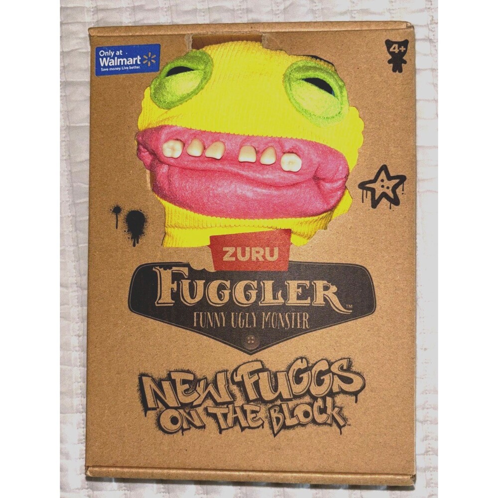 9" ZURU Fuggler NEW FUGGS ON THE BLOCK Smiley O'Riley Funny Ugly Monster